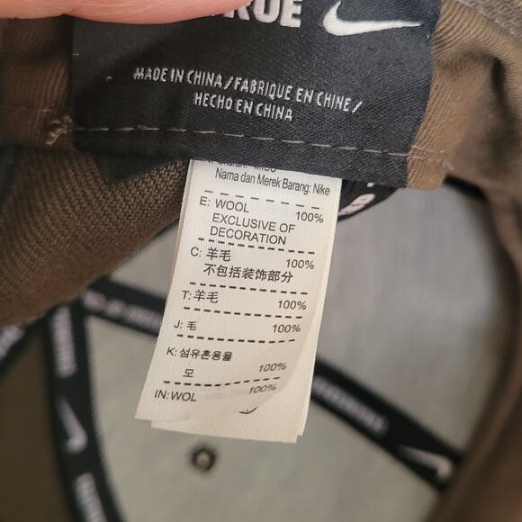 Nike  Hat Men Green Khaki Know Originate Battle & Elevate Snapback Cap - Picture 9 of 9